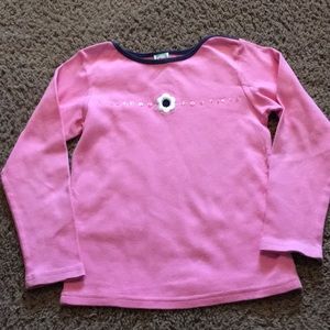 Vintage Gymboree Flower Power l/s pink top Sz 6